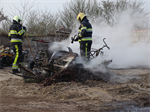 Melding 13.38 Prio 2 Buitenbrand Vuiloverslagplaats Lutkepost N358 Buitenpost
